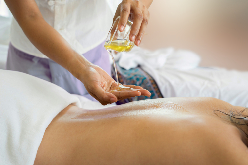Services essential oil full body massage